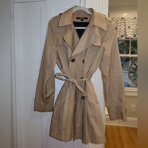 DKNY Women's Beige Trench Coat